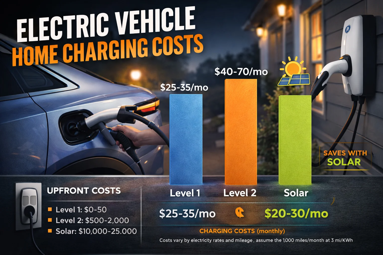 EV Home Charging Costs Explained for Everyday Drivers