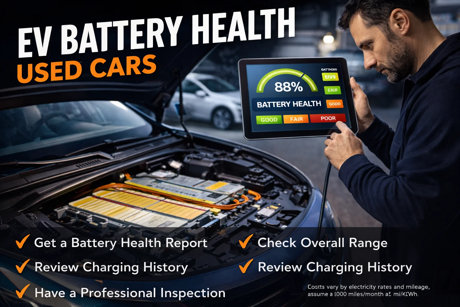How to Judge EV Battery Health on a Used Electric Car