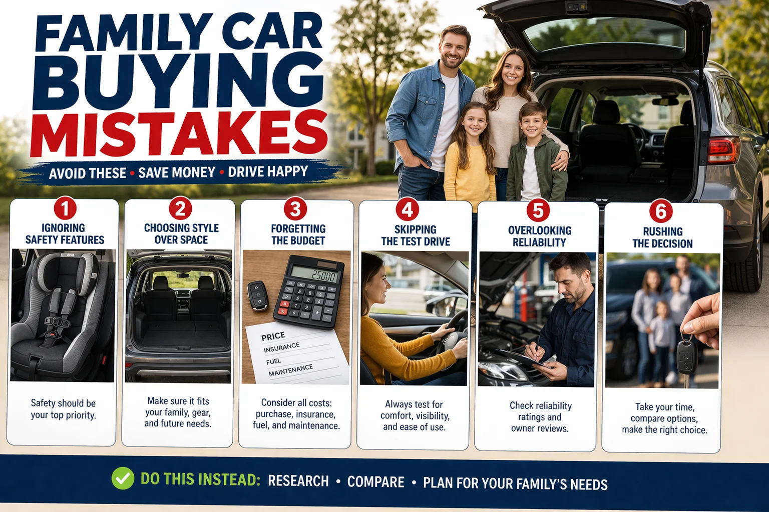 Seven Family Car Buying Mistakes That Cost More Than You Think
