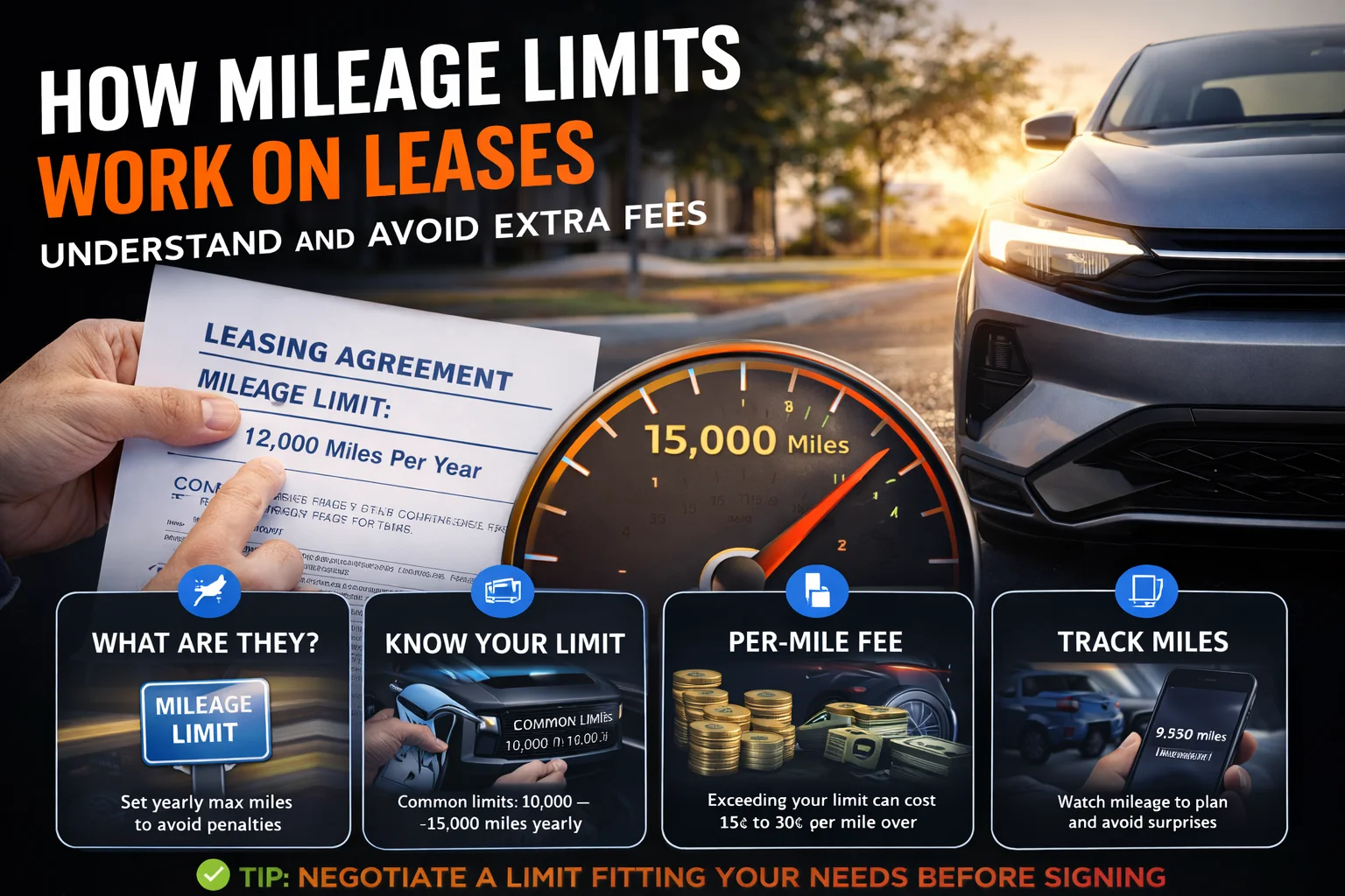 How Mileage Limits Work on Car Leases