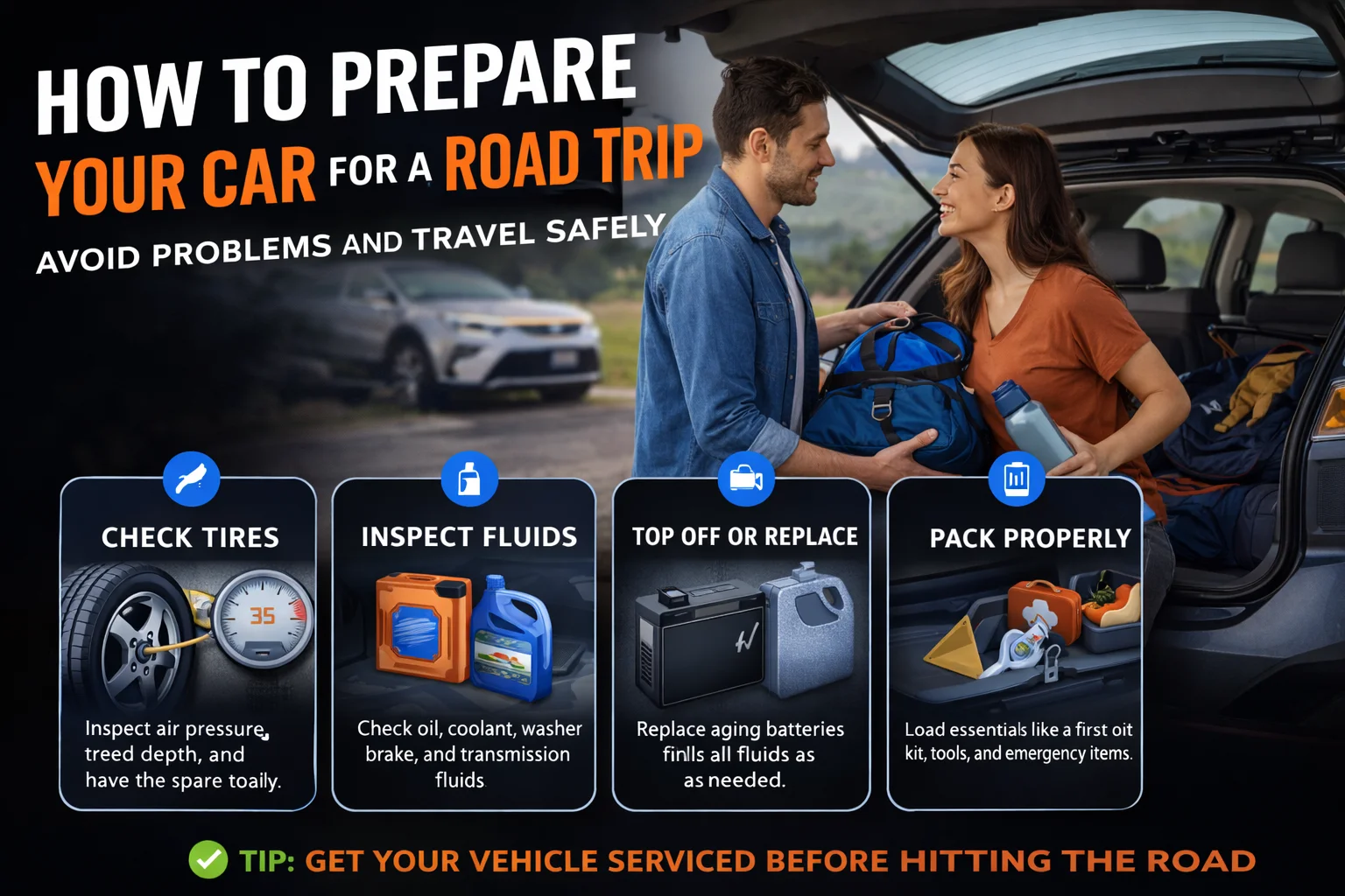 How to Prepare Your Car for a Long Spring Road Trip
