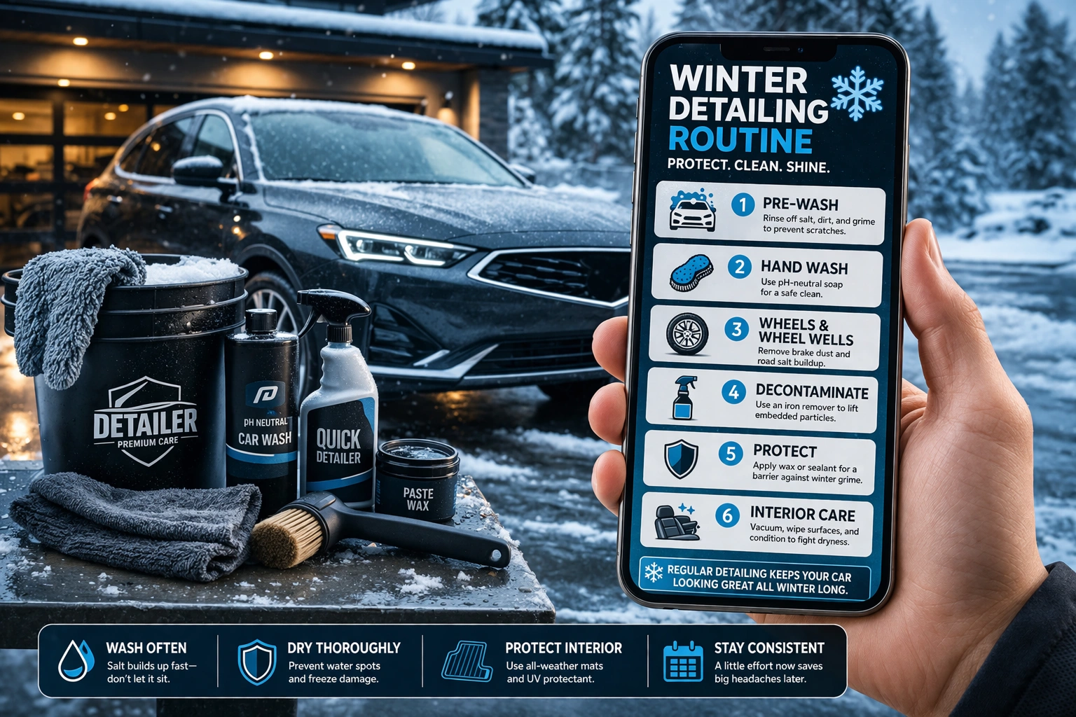 A Smart Winter Detailing Routine That Protects Paint